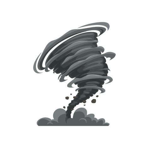 Black cartoon tornado, storm cyclone or typhoon Cyclone Painting, Typhoon Illustration, Cyclone Illustration, Cyclone Drawing, Cyclone Images, Typhoon Drawing, Tornado Cartoon, Hajj Illustration, Tornado Illustration