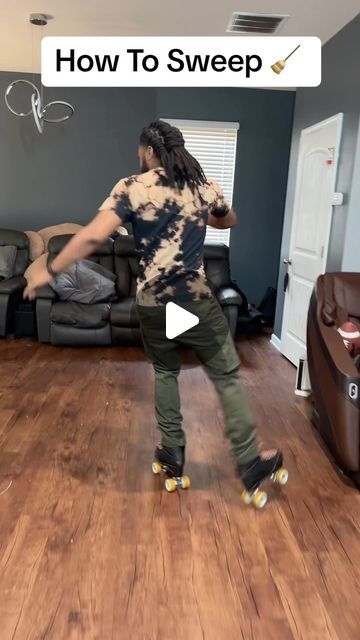 Solomon Snowden on Instagram: "How To Sweep 🧹. I Teach Skate Lessons If You Are A In Person Learner. Dm Me Or Email Me To Book. 
What Tutorials Do Y’all Want Next? 🤔
🎥 @idance_solo 
#rollerskating #rollerskatingtutorial #rollerskatingtips #howtoskate #howtogslide" How To Skate, Roller Skating Outfits Casual, Roller Skating Tricks, Roller Skates Workout, Monkey Dance, Skating, Roller Skate, Roller Skates, Roller Skating