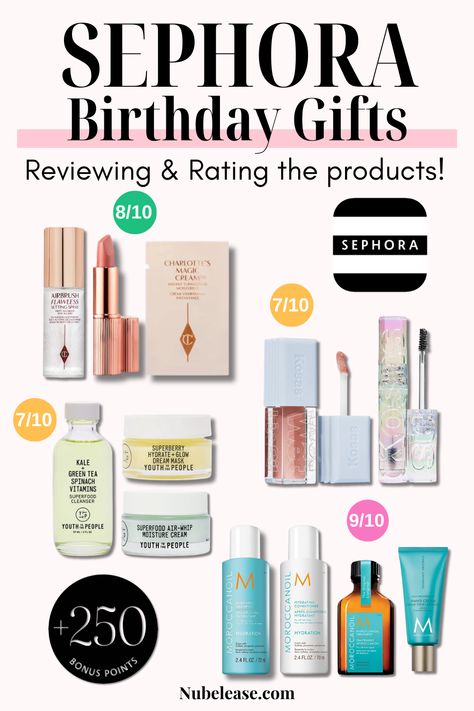 Sephora Birthday Gifts - Reviewing and Rating the Products! Sephora Birthday Gift, Sephora Favorites, Christmas List, Sephora, To Tell, Beauty Makeup, Nail Designs, Birthday Gifts, Good Things