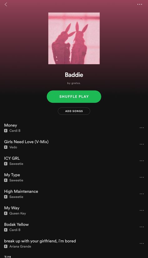 #spotify #baddie #music #musicplaylist #playlist #baddieplaylist #spotifyplaylist #shake #party #partymusic Baddie Spotify Playlist Names, Baddie Spotify Playlist, Baddie Songs, Music Psychology, Baddie Music, Throwback Quotes, Baddie Playlist, Rap Playlist, Spotify Songs