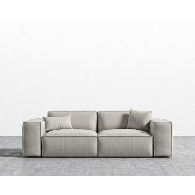 Large Grey Corner Sofa, Grey Corner Sofa, Corner Couch, Rove Concepts, Velvet Living Room, Modern Upholstery, Black Sofa, Three Seater Sofa, L Shaped Sofa