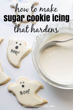 Cut Out Cookie Icing, Sugar Cookie Icing Recipe That Hardens, Cookie Icing That Hardens, Icing That Hardens, Icing Consistency, Cut Out Cookie, Royal Icing Sugar Cookies, Sugar Cookie Icing Recipe, Cookie Icing Recipe