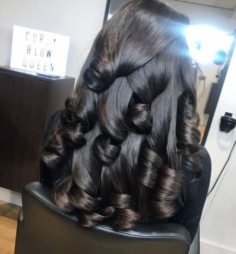 Thermal Curls, 18th Ideas, Curly Blowdry, Bombshell Curls, Travel Cities, Blowout Brush, Hair Inspiration Long, Blow Dry Brush, Stylish Hairstyles