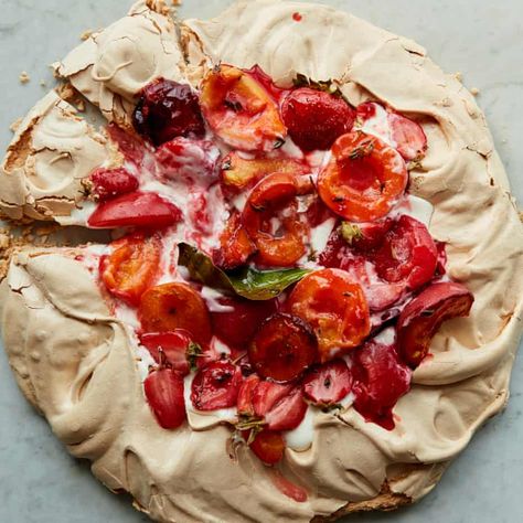 How do I make my meringues chewy on the inside? | Kitchen Aide | Food | The Guardian Expensive Kitchen, Kitchen Aide, Inside Kitchen, Meringue Pavlova, Kitchen Science, Anna Jones, Meringue Recipe, Pavlova Recipe, Ripe Fruit