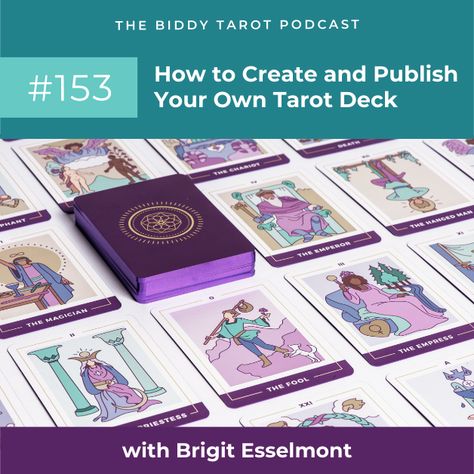 Ever dreamed of creating your own Tarot or Oracle cards? In this episode 🎙️ we'll explore the ins and outs of creating and publishing your own tarot deck, from selecting a theme and creating artwork to printing and marketing your deck. Plus, I’ll share the exclusive, behind-the-scenes story of creating the Biddy Tarot Deck and twists and turns we encountered along the way.  🎧 Listen now on the Biddy Tarot Website.💜 #BiddyTarotPodcast #tarotpodcast #tarotonline #tarotdeck Tarot Website, Create Your Own Tarot Deck, Interviewing Tarot Deck, Interview Your Tarot Deck, New Tarot Deck Ritual, First Tarot Deck, Free Tarot Cards, Biddy Tarot, The Hanged Man