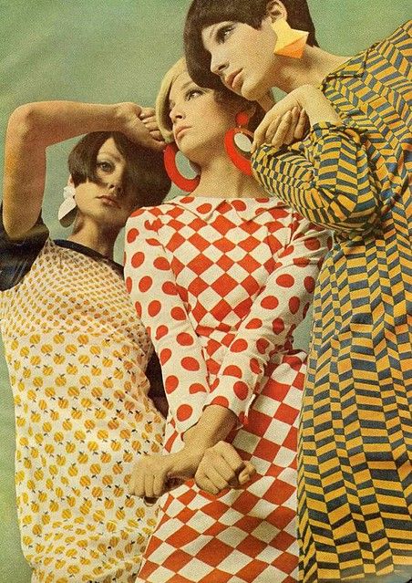 Pop Art 1 | From Mademoiselle, May 1966 | Page | Flickr Mademoiselle Magazine, Fashion 60s, Pop Art Fashion, 1960 Fashion, 60s 70s Fashion, Fashion 1960s, 1960's Fashion, Three Women, Swinging Sixties