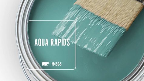 Aqua Rapids M450-5 | Behr Paint Colors Behr Colors, Behr Paint Colors, Robin Egg Blue, Behr Paint, Blue Paint Colors, Paint Sheen, Green Paint Colors, Painted Floors, Paint Colors For Home