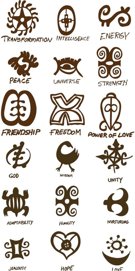 Adrinka Symbols Tattoos, Adrinka Symbols, God's Wisdom, Spiritual Tattoos, World Religions, Black Ink Tattoos, Symbolic Tattoos, Ancient Symbols, Tattoo Ideas