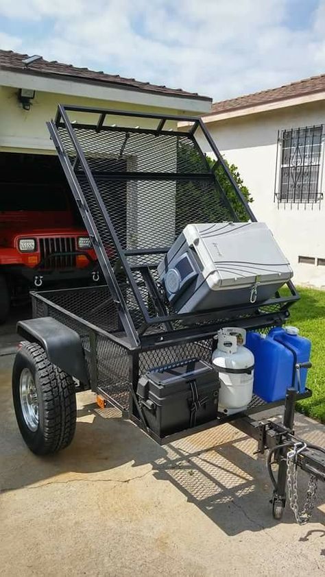 Jeep Camping Trailer, Bug Out Trailer, Offroad Trailer, Accessoires 4x4, Vw T3 Syncro, Jeep Trailer, Kayak Trailer, Expedition Trailer, Off Road Camper Trailer