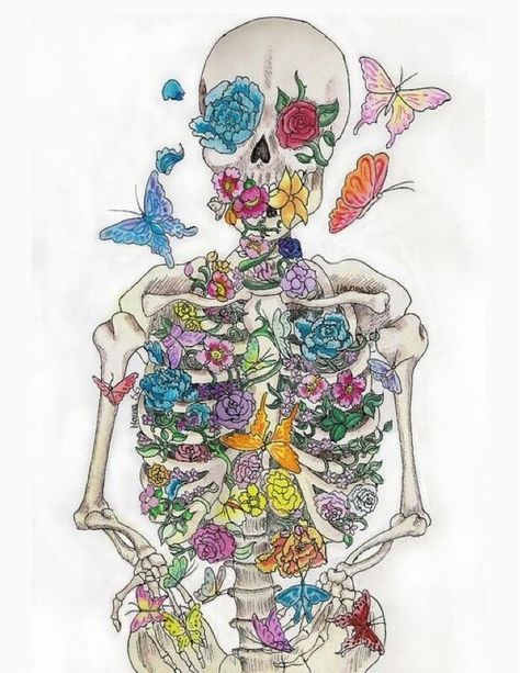 Skeleton tattoo Chronic Migraines, Skeleton Art, After Life, Invisible Illness, Six Feet Under, Anatomy Art, Skull And Bones, Autoimmune Disease, Pics Art