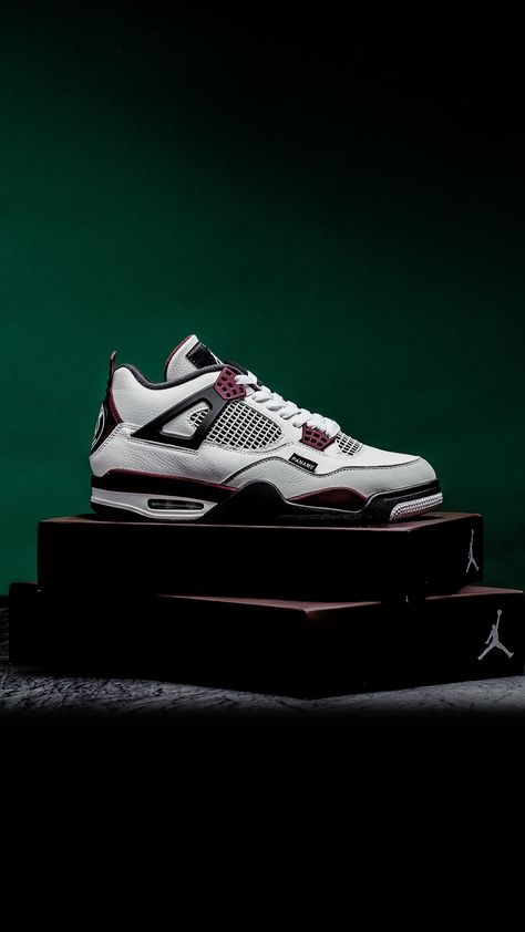 Air Jordan Photography, Sneaker Photography, Jordan 4 Shoes, Streetwear Wallpaper, Shoe Styling, Shoes Editorial, Shoes Fashion Photography, Shoes Ads, Sneaker Art