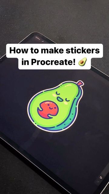 Procreate Stickers, Procreate Tips, Procreate Tutorial, How To Make Stickers, Procreate App, Sticker Art, Ipad Pro, This Moment, Try It