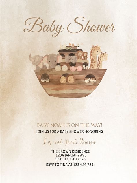 Editable Noah's Ark Theme Animals Baby Shower Sprinkle Invitation Sprinkle Shower Invite Template

SIZE INCLUDED:

• 5x7

DEMO THIS TEMPLATE HERE:

https://www.corjl.com/d/OFCAG Noahs Ark Shower Ideas, Noah's Ark Baby Shower Theme, Noah's Ark Baby Shower Ideas, Noahs Ark Baby Shower Theme, Noah’s Ark Baby Shower Theme Ideas, Noah Ark Baby Shower Ideas, Christian Baby Shower Themes, Noahs Ark Party, Baby Party Invitations