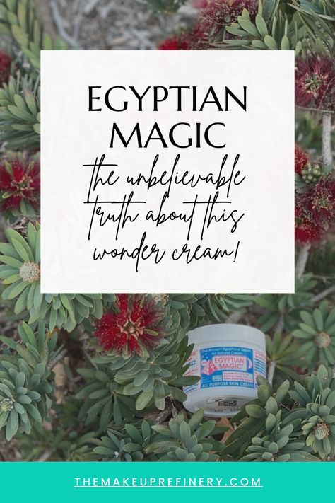 Egyptian Magic Cream is one of those few and far between products that every household should own a few jars.
It's that literally magic wonder cream that heals all. Or so it seems.
You won't believe the uses this cream has, or that amount of ailments it can treat - and all with a few simple key ingredients.
If Egyptian Magic is brand new to you, this podcast episode will serve as the perfect introduction and get you questioning how you ever lived without Egyptian Magic cream in your life! Egyptian Magic, Egyptian Magic Cream, Movie Makeup, Palm Of Your Hand, Skin Cream, Skin Conditions, Natural Glow, Body Moisturizer, Face Moisturizer