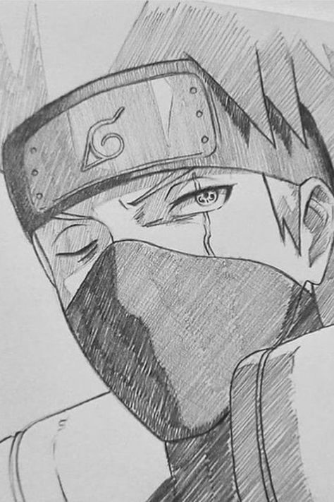 Kakashi Drawing, Naruto Drawings Easy, Anime Drawing Sketches, Naruto Sketch Drawing, Naruto Sketch, Best Anime Drawings, Anime Boy Sketch, Anime Drawing Books, Naruto Drawings