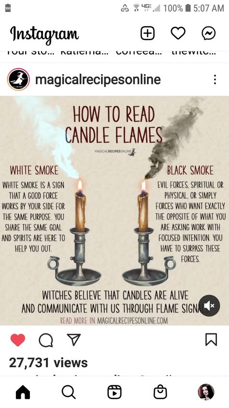 How To Read A Flame, Flame Reading Candle, How To Read Candle Flames, Candle Color Meanings Magic, Baneful Magick, Candle Magick Spells, Candle Color Meanings, Candle Meaning, Candle Magic Spells