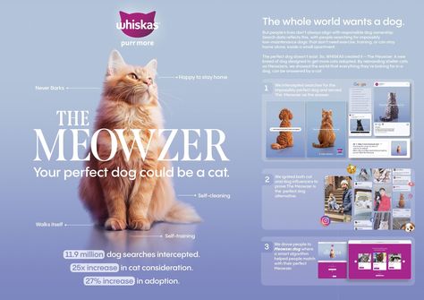 Whiskas - Data Driven targeting Board Campaign Cannes Lions Campaign Board, Case Board, Award Photography, Case Board Advertising, Cannes Boards Design, Cannes Advertising, Csr Campaign Ads, Advertising Campaign Print Ads, Cannes Lions Print Ads