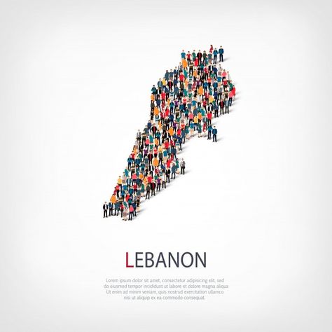 Social Person, Lebanon Map, Vector People, About People, Lebanon, Premium Vector, Graphic Resources, Map