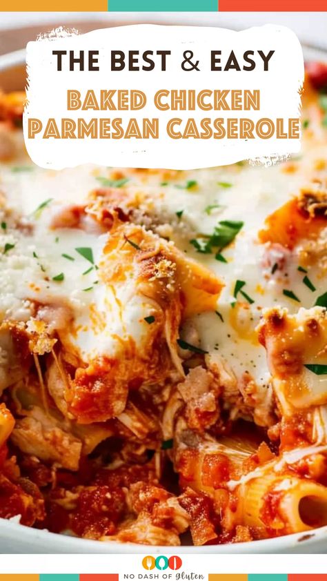 Baked Chicken Parmesan Casserole Chicken Parmesan And Spaghetti, Chicken Wing Casserole Recipes, Chicken Parm Pasta Recipes, Chicken Marinara Casserole, Italian Chicken Casserole Recipes, Chicken Parmesan Pasta Casserole, Parmasean Chicken Casserole Recipe, Baked Chicken Parm Casserole, Chicken Parmesan Casserole With Rotisserie Chicken