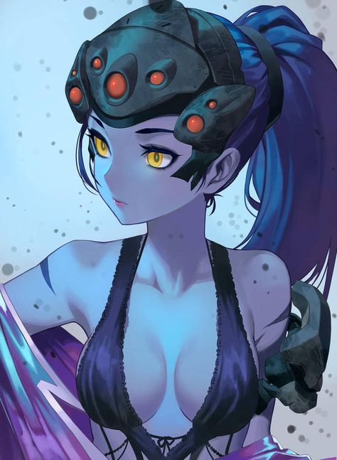 Widowmaker Art, Fatale Overwatch, Overwatch Widowmaker, Overwatch Wallpapers, Overwatch Comic, Overwatch Fan Art, Comic Games, Art Anime, Purple Hair