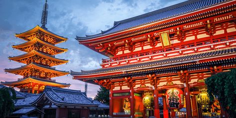 Top Things to Do in Tokyo: Senso-ji Shrine Japan Attractions, Japan Luxury, Tokyo Temple, Tokyo Imperial Palace, Things To Do In Tokyo, Japan Bucket List, Meiji Shrine, Sensoji Temple, Tokyo Japan Travel