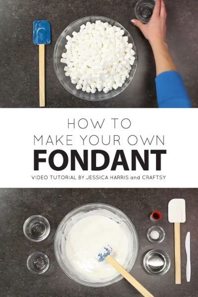 Kue Fondant, Homemade Fondant, How To Make Marshmallows, Fondant Recipe, Marshmallow Fondant, Torte Cupcake, Cake Blog, Fondant Icing, Cake Icing