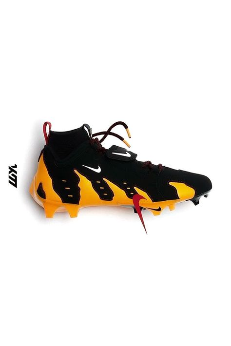 Custom Football Cleats, Baseball Drip, American Football Cleats, Football Dress, Football Drip, Kyler Murray, Softball Cleats, Sports Attire, Nike Cleats