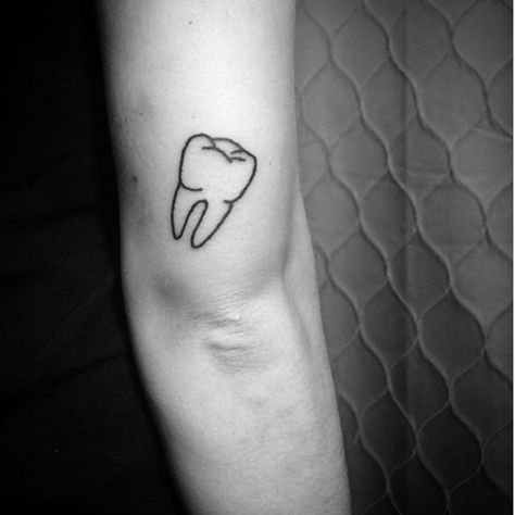 Smaller Tattoos, Joy Tattoo, Rat Tattoo, Tooth Tattoo, Stick Poke Tattoo, Tattoo Outline Drawing, Skeleton Hand Tattoo, Stick N Poke Tattoo, Hand Poked Tattoo