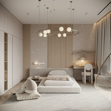 Ave Marry Project :: Behance Cozy Minimalist Bedroom, Stylish Kids Room, Minimalist Bedroom Ideas, Modern Kids Bedroom, Cozy Minimalist, Kids Bedroom Inspiration, Kids Bedroom Designs, Kids Bedroom Design, Scandinavian Bedroom