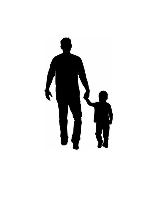 Dad Son Tattoo Design, Father Tattoo Design, Father Son Silhouette, Dad Son Tattoo, Father And Son Drawing, Dad And Son Tattoo Ideas, Father And Son Silhouette, Dad And Son Tattoo, Day Tattoo Ideas