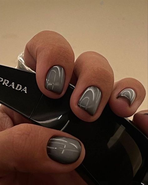 Mens Nails, Hello Nails, Punk Nails, Aesthetic Nails, Edgy Nails, Goth Nails, Nails Aesthetic, Grunge Nails, Minimal Nails