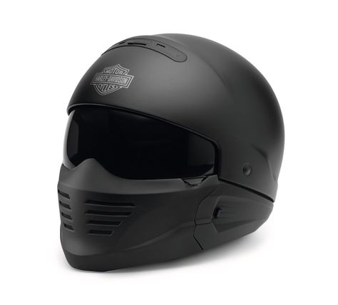 Harley Davidson Pilot II 2in1 Helmet Matt Black | eBay Harley Helmets, Motorcycle Helmets Half, Sportster Motorcycle, Harley Davidson Helmets, Womens Motorcycle Helmets, Black Helmet, Half Helmets, New Harley Davidson, Shield Logo