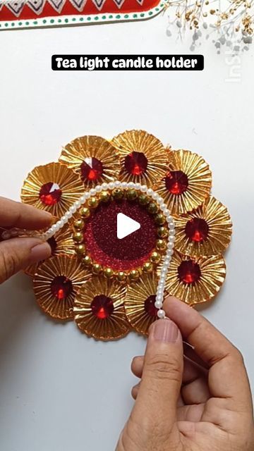 Homemade Art House on Instagram: "Candle Stand making Ideas.
#diwali #diya #diyaholder #reels #homemadearthouse #instagram #handmade #crafts #diwalidecorations #diwalicrafts #candleholder #candlestand #candles #candledecor #tealightholder" Diya Making Ideas For Diwali, Diya Decoration Ideas, Diya Decoration, Diwali Diya, Diwali Decor, Homemade Art, Art House, Diwali Decorations, Candle Stand