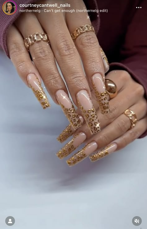 Stylish Nails Coffin, Snake Skin Nails Designs, Long Summer Nails, Snake Skin Nails, Gold Chrome Nails, Retro Nails, Pink Acrylic Nails, Square Acrylic Nails, Skin Nails