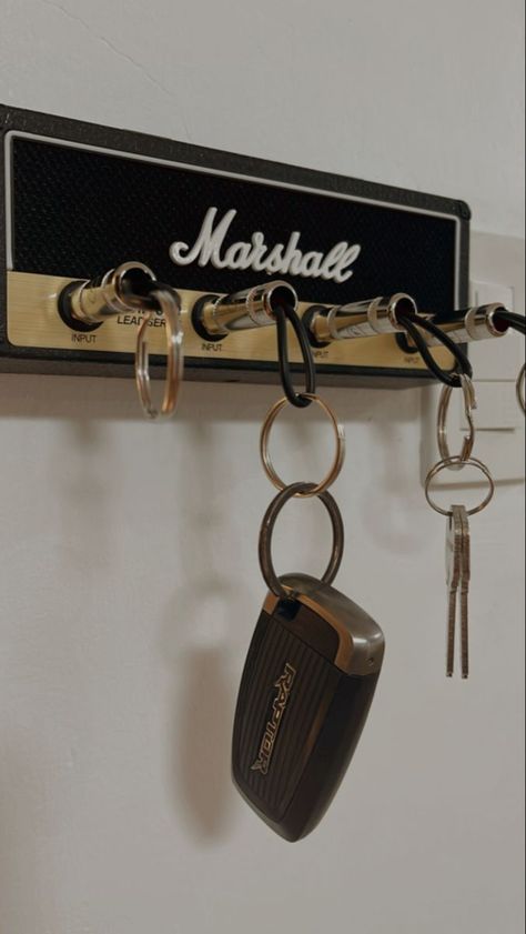 I got a new key holder <3 Speaker Key Holder, Aux Key Holder, Marshal Key Holder, Fender Key Holder, Marshall Key Holder, Lego Key Holder, New House Keys Aesthetic, Amp Key Holder, Lego Key Holders