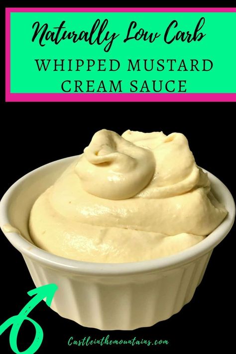 Keto Mustard Sauce, Meat And Veggies, Easy Sauce Recipe, Mustard Cream Sauce, Lowcarb Recipes, Keto Sauces, Mustard Recipe, Cream Sauce Recipes, Low Carb Sauces