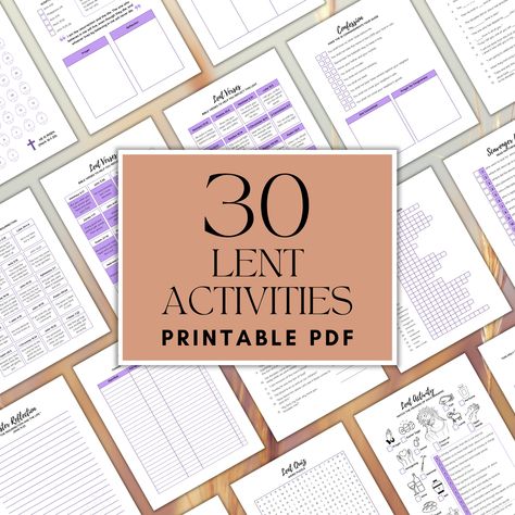 Lent Activities, Lenten Activities, Catholic Lent, Activities Printable, Stations Of The Cross, Ash Wednesday, Spiritual Experience, Acts Of Kindness, Random Acts Of Kindness