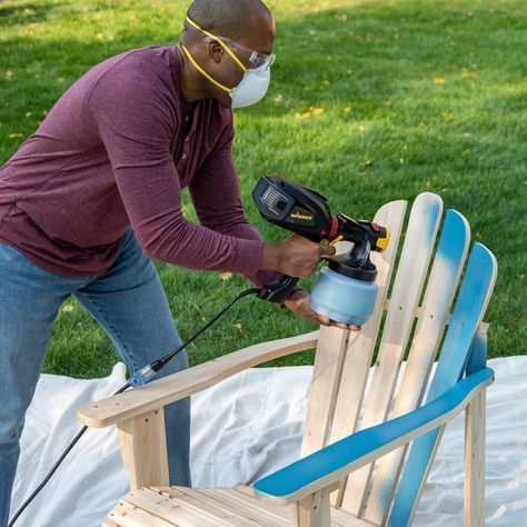 In this article we’ll walk through what is a paint sprayer, when should you use a sprayer, the different types of paint sprayers, and the features to consider when purchasing so you can set yourself up for success. Paint Sprayer Reviews, Wagner Paint Sprayer, Hvlp Paint Sprayer, Best Paint Sprayer, Painted Outdoor Furniture, Paint Sprayers, Spray Paint Projects, Fence Stain, Different Types Of Painting