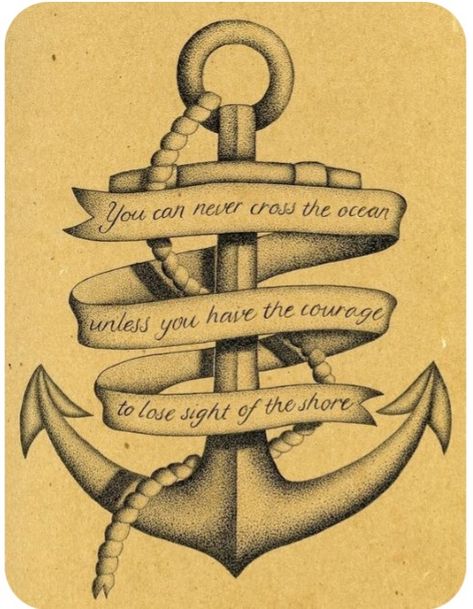 Pirates Quotes, Banner Tattoo Design, Narnia Tattoo, Gay Tattoos, Anchor Drawings, Captain's Quarters, Navy Tattoos, Nautical Quotes, Loyalty Tattoo