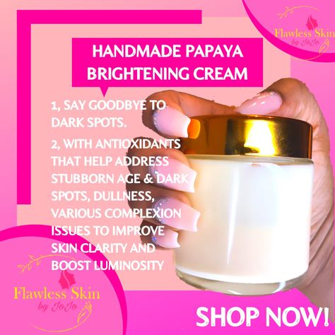 💗HANDMADE PAPAYA BRIGHTENING CREAM💗

🌟SHOP NOW🌟 LINK IN BIO @flawlessskinbyjojo

🙏🏽Say goodbye to Dark Spots. My lightweight, intensive moisture resurfacing cream deeply penetrates and rapidly absorbs into the skin infusing it with antioxidants that help address stubborn age & dark spots, dullness, various complexion issues to improve skin clarity and boost luminosity, great for lightening scars, intimate area,  stretchmarks, skin blemishes and even out skin tone. Ingredients Include: glyc Lighten Scars, Brightening Cream, Skin Blemishes, Even Out Skin Tone, Saying Goodbye, Flawless Skin, Improve Skin, Say Goodbye, Papaya