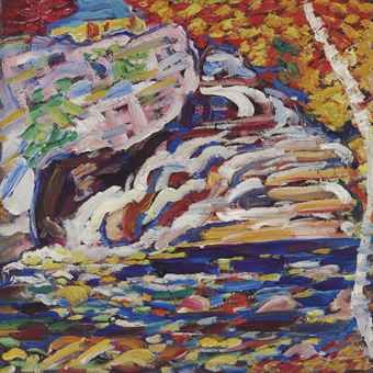 Autumn Cascade Marsden Hartley, American Painting, Textured Canvas Art, Oil Painting Reproductions, Painting Reproductions, Mini Canvas Art, Vintage Artwork, Museum Of Fine Arts, Canvas Texture