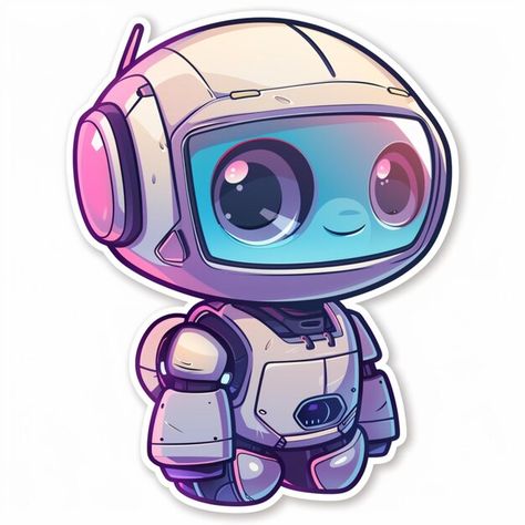 Photo cute sticker of a tiny ai robot | Premium Photo #Freepik #photo Robot Sticker, Cute Robot, Photo Cute, Flyer Maker, Business Card Maker, Poster Maker, Card Banner, Poster Invitation, Cartoon Clip Art