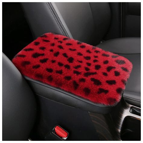 PRICES MAY VARY. 【HIGH QUALITY】: The surface of our car armrests is thick and fluffy, and they don't peel or fade easily. When you touch its fluffy surface, it is very soft and comfortable. This center console cover is available in six colors for you to choose. The dark series can resist stains and be durable, and the light series can make your car more beautiful and colorful. 【Fashionable and dynamic】: Unlike the ordinary style plush center console cover, its surface incorporates a cool pattern Red Interior Car, Center Console Cover, Car Deco, Cool Car Accessories, Mom Car, Car Armrest, Cute Car Accessories, Suv Trucks, Car Mods