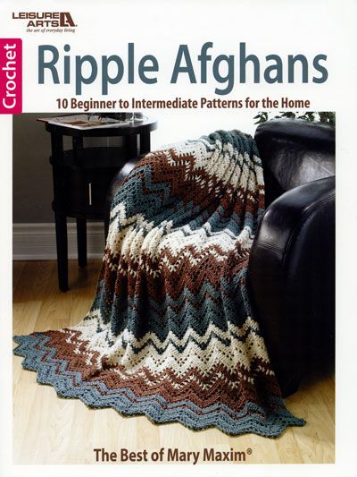 Crochet Ripple Afghan Pattern, Motifs Afghans, Bernat Super Value Yarn, Ripple Afghan Pattern, Crochet Ripple Afghan, Ripple Afghan, Afghans Crochet, Mary Maxim, Crochet Blanket Designs