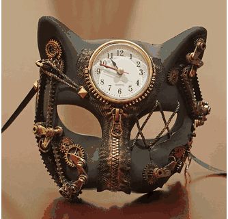 Mask Steampunk, Mode Steampunk, Steampunk Aesthetic, Steampunk Cat, Steampunk Mask, Chat Kawaii, Style Steampunk, Steampunk Accessories, Cool Masks