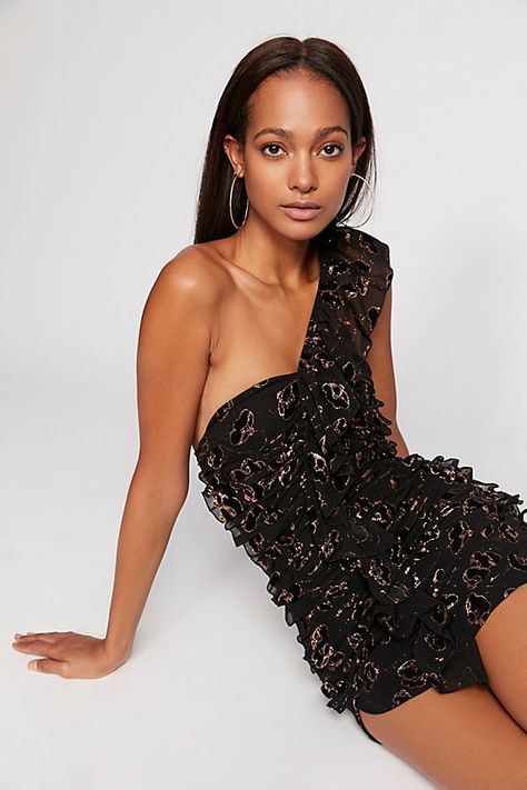 #affiliatead -- Hometown Girl Mini Dress by alice McCall at Free People -- #Chic Only #Glamour Always Moonlight Dress, Glitter Mini Dress, Beautiful Midi Dresses, Lover Dress, High Neck Mini Dress, Alice Mccall, Fitted Midi Dress, Black Slip Dress, Crochet Mini Dress