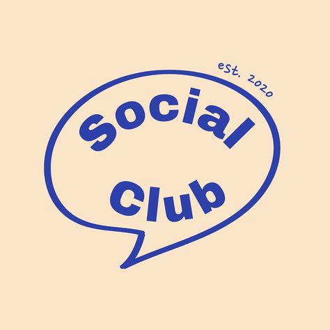 Social club  logo, editable business branding template design | premium image by rawpixel.com / nun Social Club Logo, Cartoon Speech Bubble, Club Logo Design, Badges Ideas, Business Club, Edit Logo, Club Fashion, Branding Template, Club Ideas