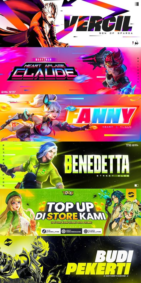 Many Banner design ideas Character Banner Design, Gamer Poster Design, Banner Website Design, Exhibition Banner Design, Game Banner Design, Sport Banner Design, Graphic Design Banner, Banner Website, Banners Design