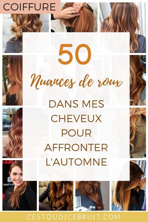 50 nuances de roux dans mes cheveux pour l'automne, coloration cuivre #coloration #cheveux #hair #roux #ombrehair #cuivré #automne Ombre Hair Blond, Hair Blond, Womens Trendy Tops, Haircuts For Medium Hair, Brow Makeup, Pinterest Blog, Photo Search, Moroccan Oil, Body Treatments