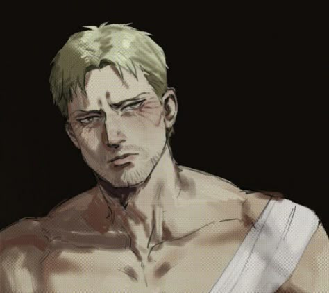 Muscular Guy Reference, Reiner Pfp, Reiner Braun Wallpaper, Reiner Aot, Reiner Fanart, Reiner Braun Fanart, Reiner Braun Icon, Reiner Pfp Manga, Aot Reiner